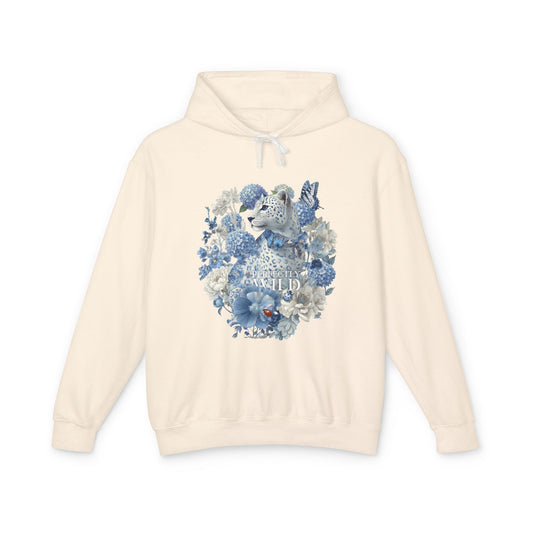 Floral Cheetah Hoodie - Lightweight Cotton Sweatshirt Women - LucyKay store