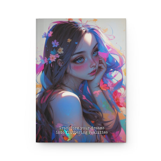 Hardcover Journal Matte - Anime Fantasy, A5 format - LucyKay store