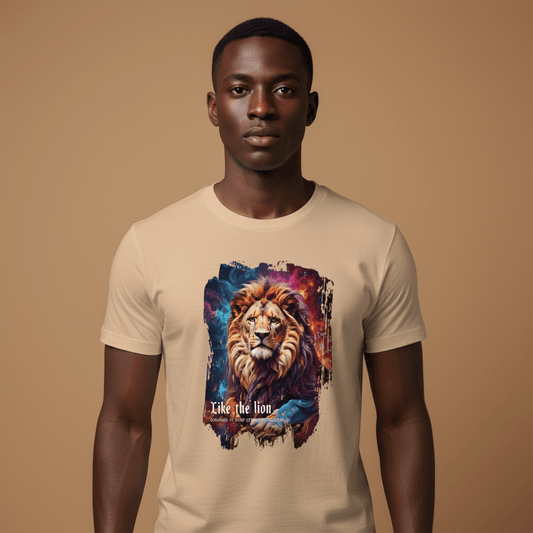 Lion Inspirational Quote T-Shirt - Unisex Cotton Tee - LucyKay store