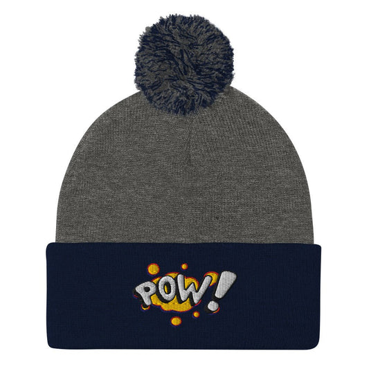 Pom - Pom Beanie - "POW!" - LucyKay store