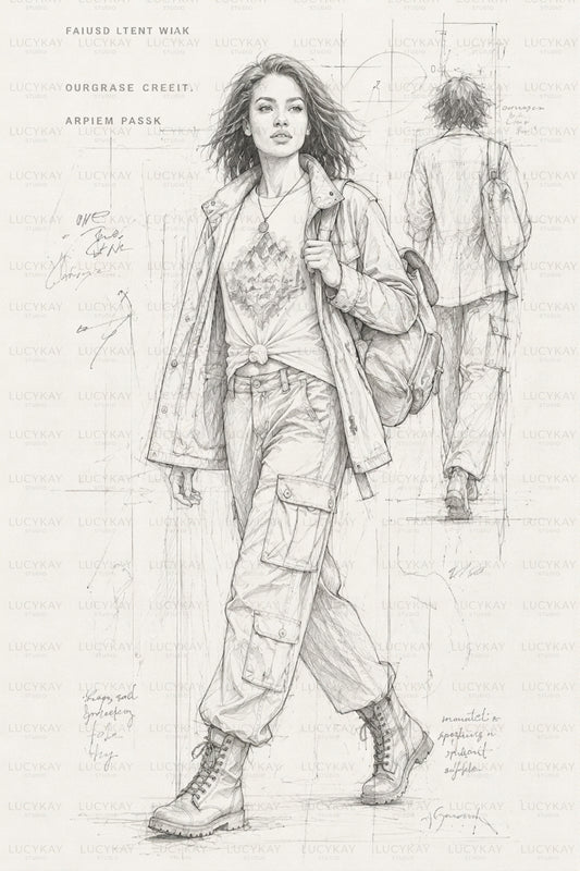 Urban Streetwear Fashion Illustration Bundle
