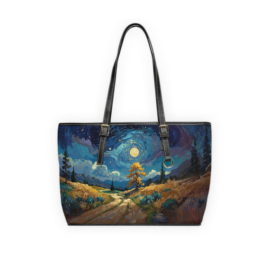 PU Leather Shoulder Bag - Vincent Van Gogh Style - LucyKay store