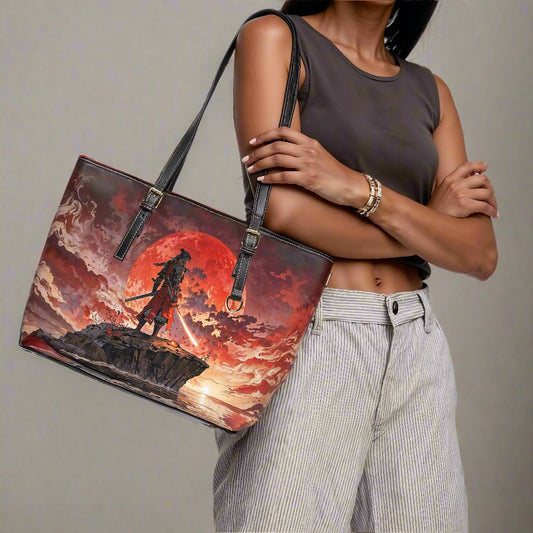 PU Leather Shoulder Bag - Samurai - LucyKay store