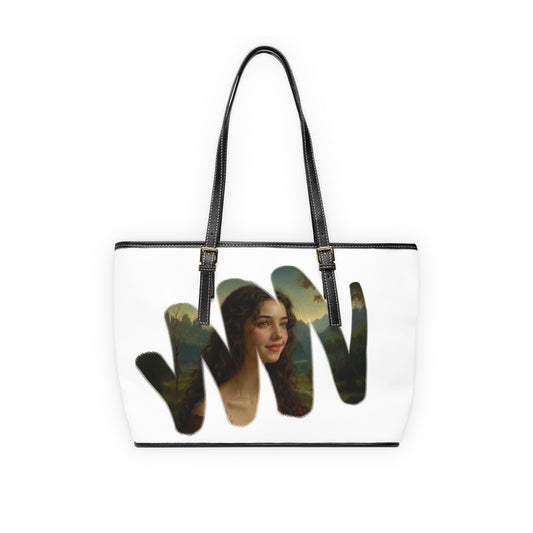 Shoulder Bag - Renaissance Style Painting of Mysterious Woman - LucyKay store