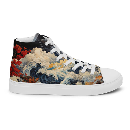 Unisex - high top canvas shoes - Storm - LucyKay store