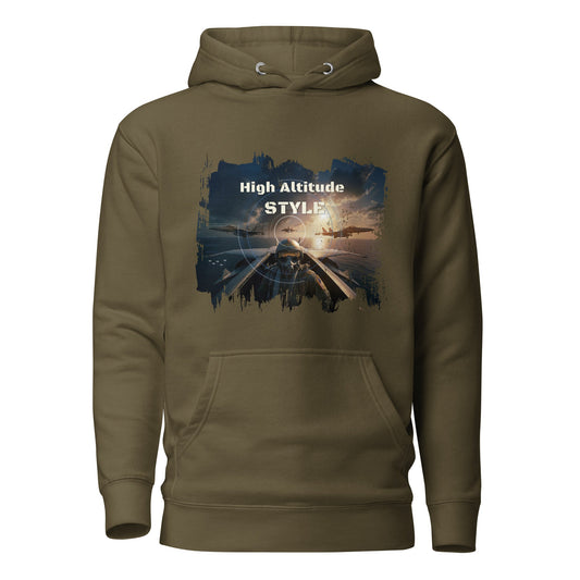 High Altitude Jet Pilot Hoodie - Aviation Graphic Streetwear - LucyKay store
