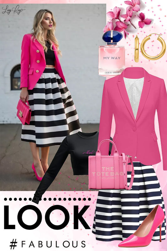 Pink Power Play: Stripes Included - LucyKay store