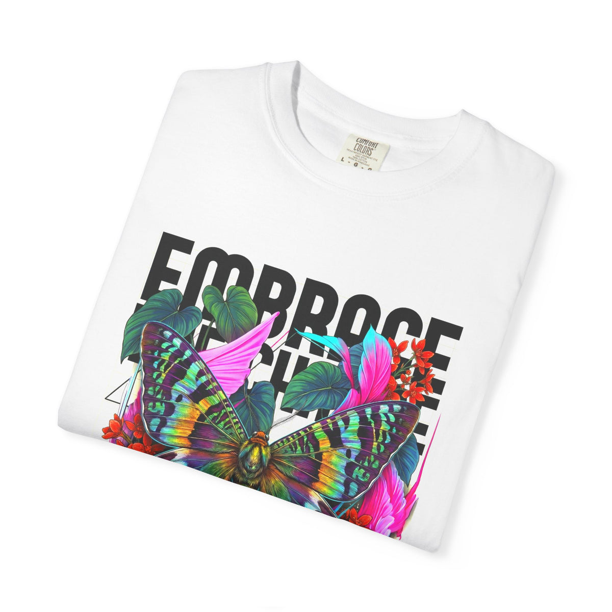 Butterfly Graphic T-Shirt - Colorful Unisex Cotton Tee - LucyKay store