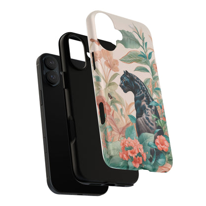 Panther Floral Tough Phone Case - LucyKay store