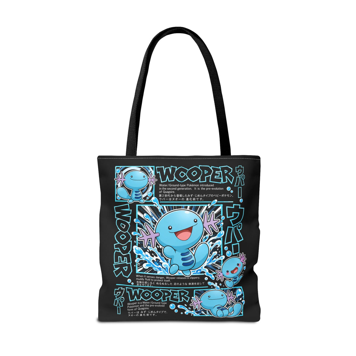 Inspired Cute Blue Character Tote Bag