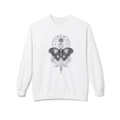 Ornamental Butterfly & Rose Art Sweatshirt - LucyKay store