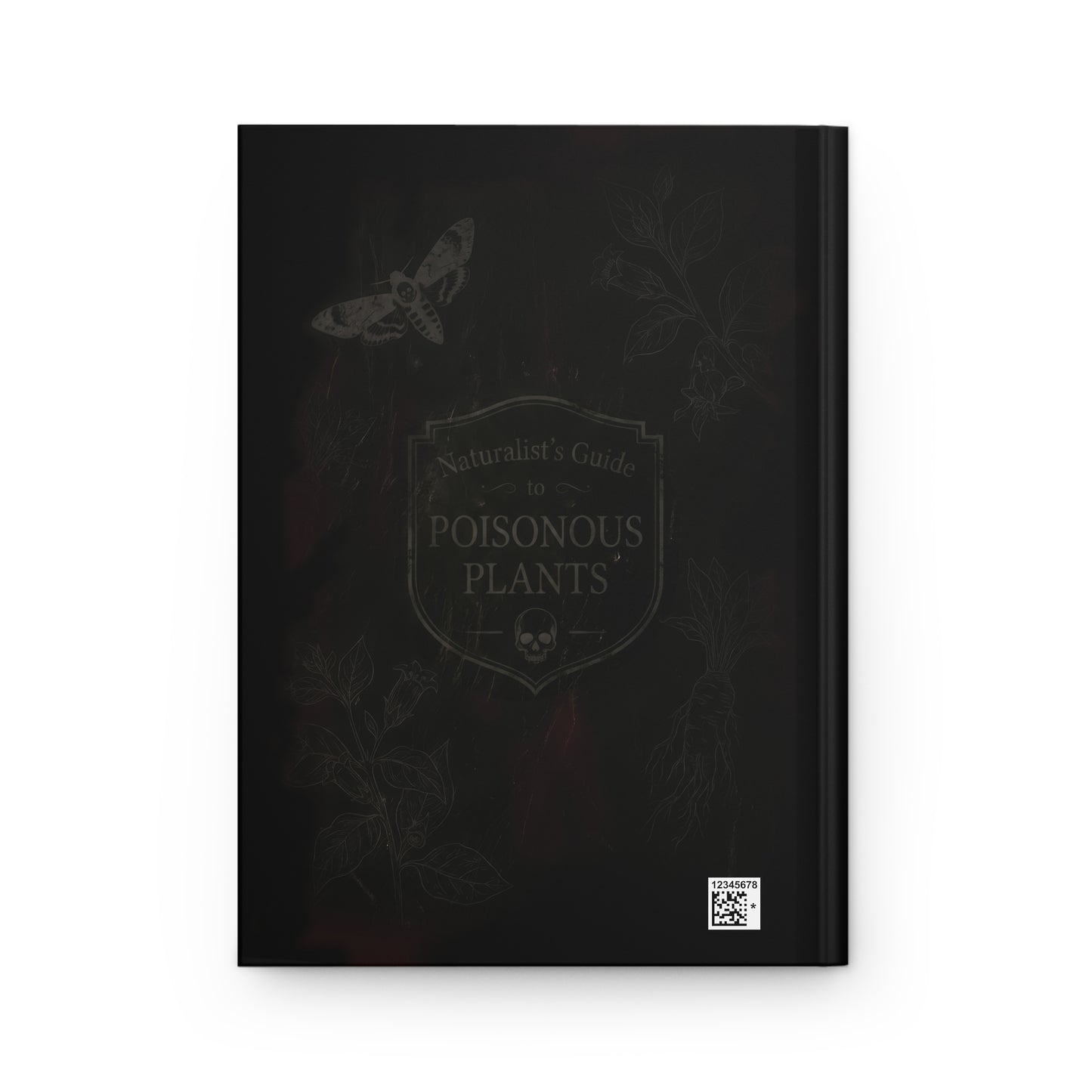 Dark Academia Vintage Botanical Journal – Witchcraft Gift for Her
