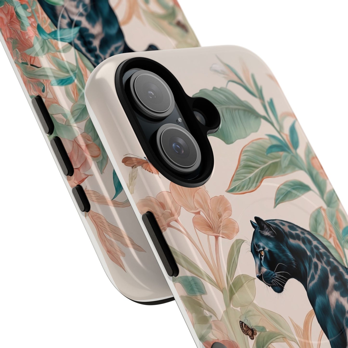 Panther Floral Tough Phone Case - LucyKay store