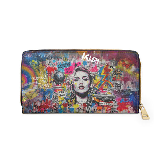 Graffiti Wallet - Miley Cyrus inspired - LucyKay store