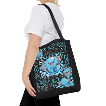 Inspired Cute Blue Character Tote Bag