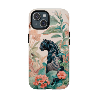 Panther Floral Tough Phone Case - LucyKay store