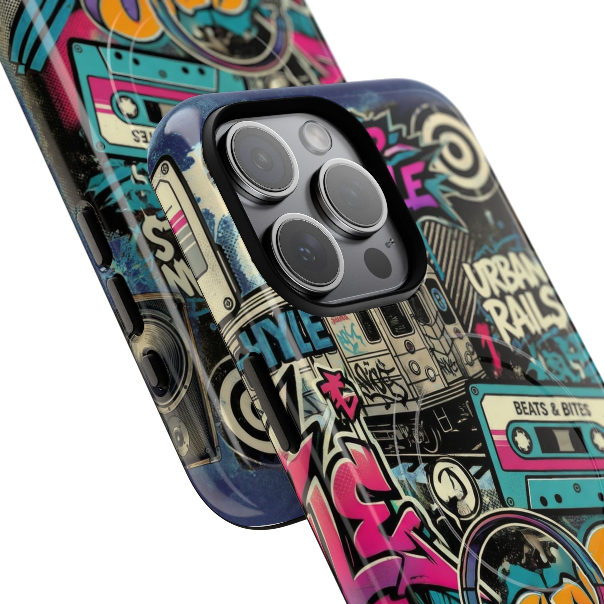 Retro Graffiti iPhone Case – MagSafe Tough Drop Protection - LucyKay store