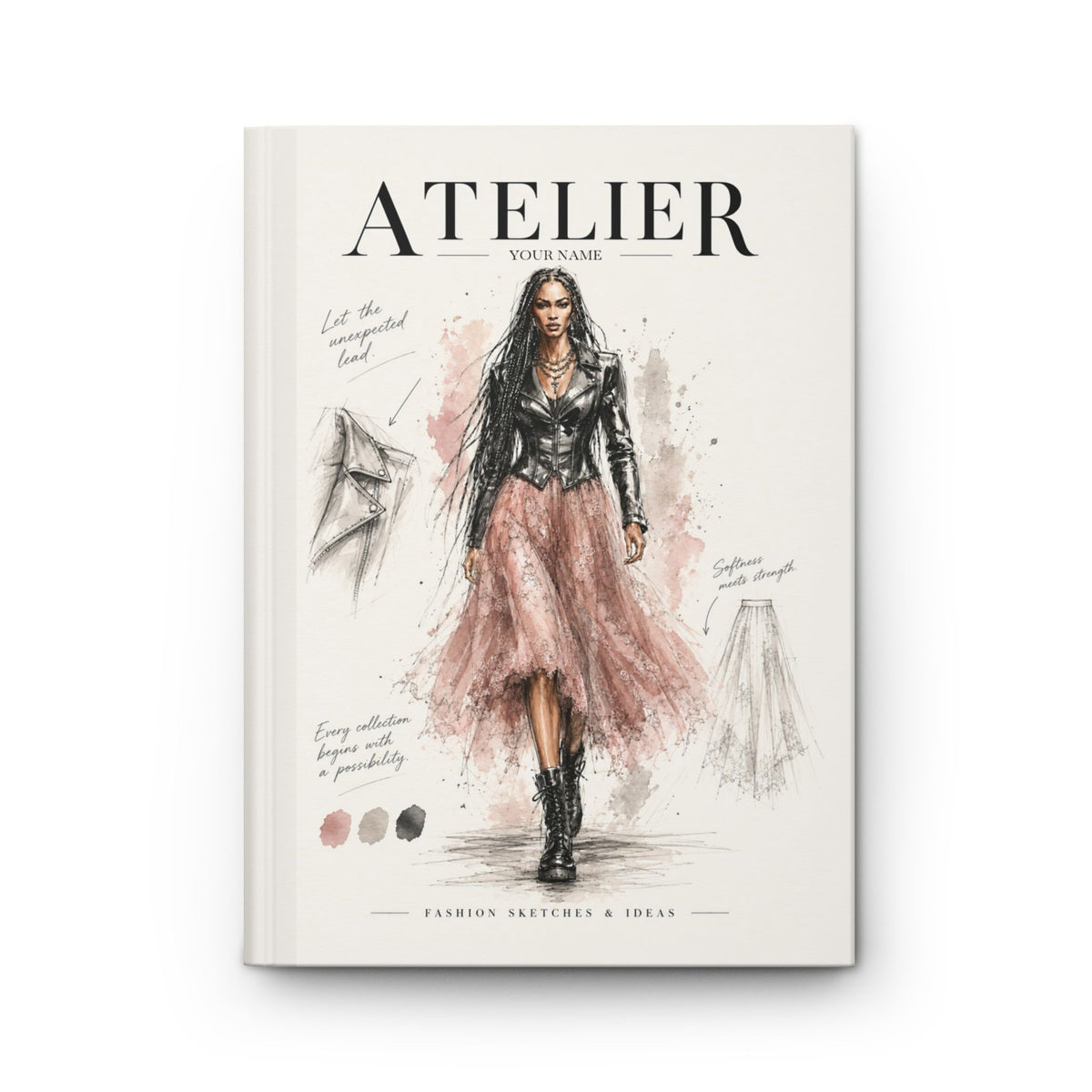 Personalized Hardcover Journal – Atelier Fashion Illustration Notebook