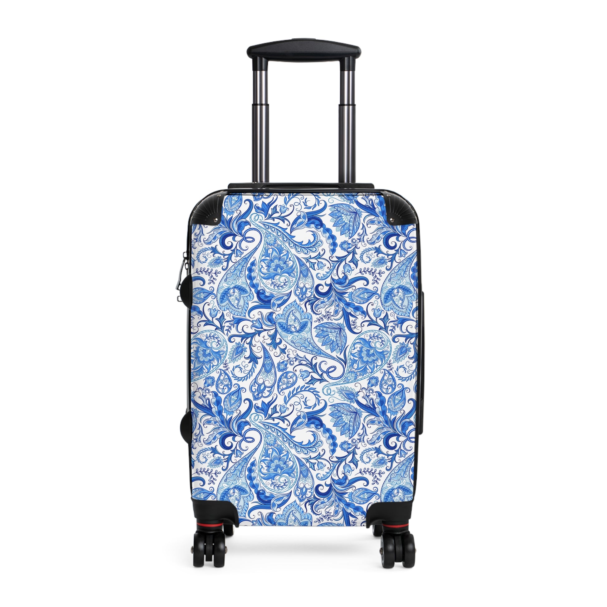 Blue Paisley Carry - On Suitcase - LucyKay store