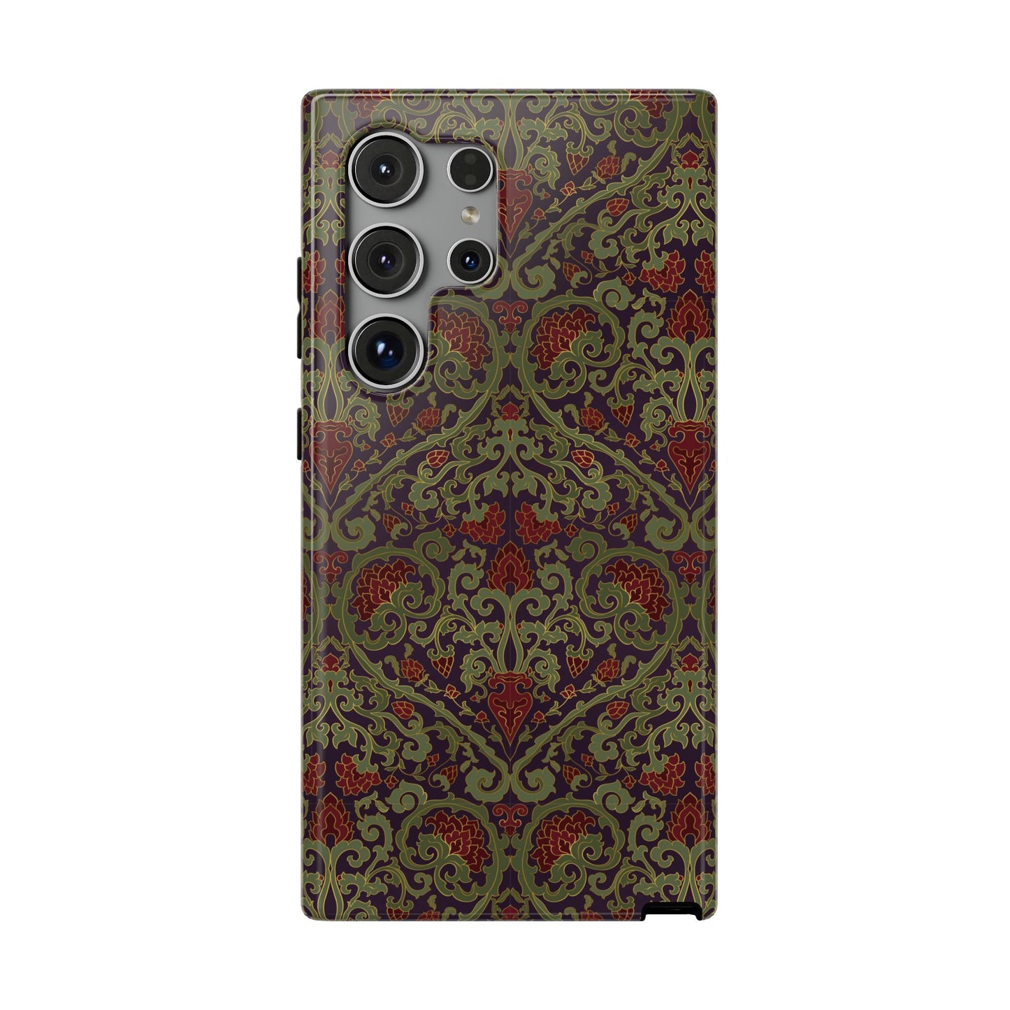Dark Academia Vintage Tapestry Samsung Galaxy Case - Damask - LucyKay store