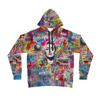 Graffiti Hoodie for Fearless Self - Expression | Miley Cyrus Inspired - LucyKay store