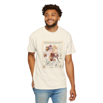 Vintage Botanical Orchid T-Shirt | Floral Graphic Tee - LucyKay store