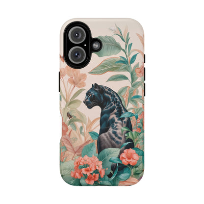 Panther Floral Tough Phone Case - LucyKay store