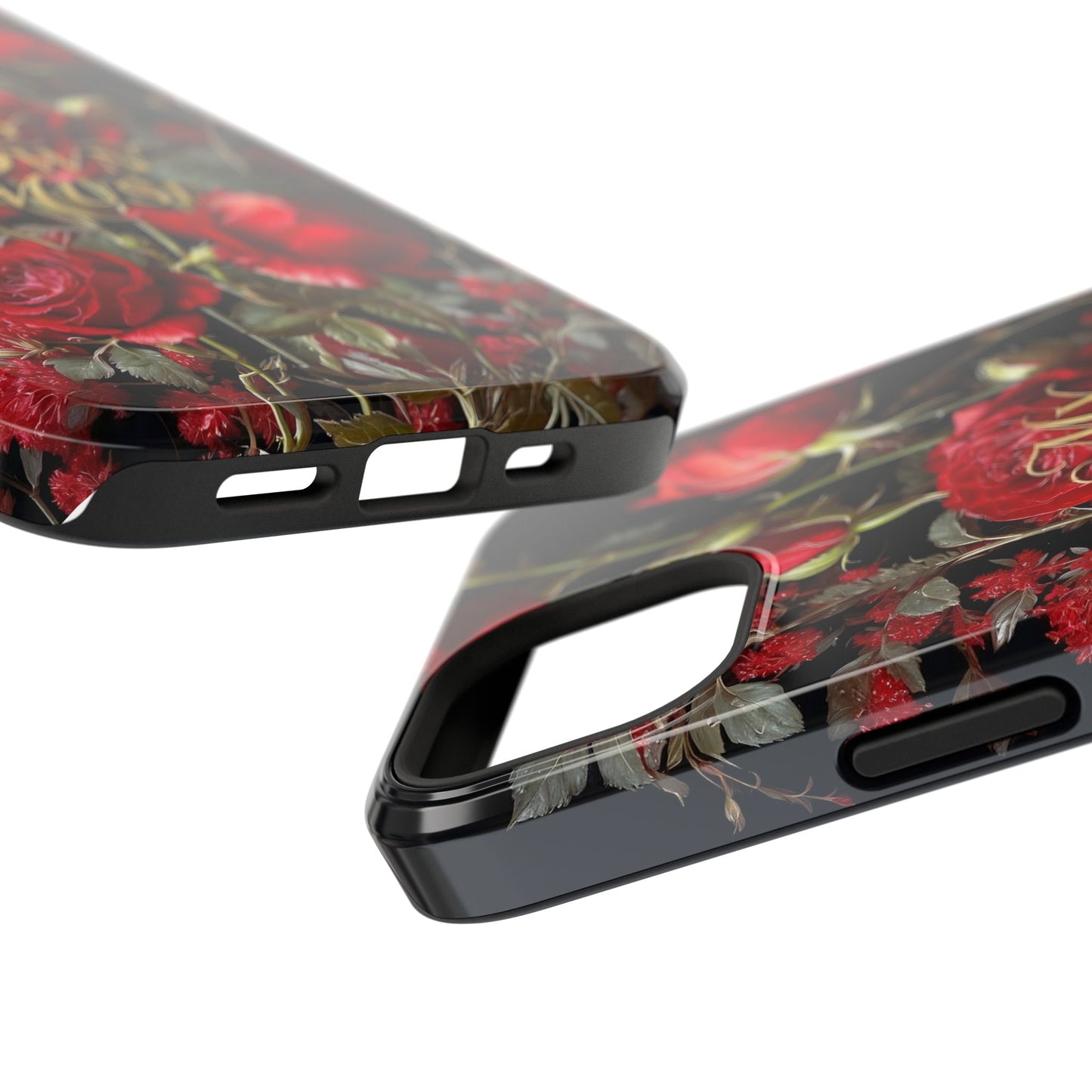 Red Rose Floral iPhone Case - Impact - Resistant Dual - Layer - LucyKay store