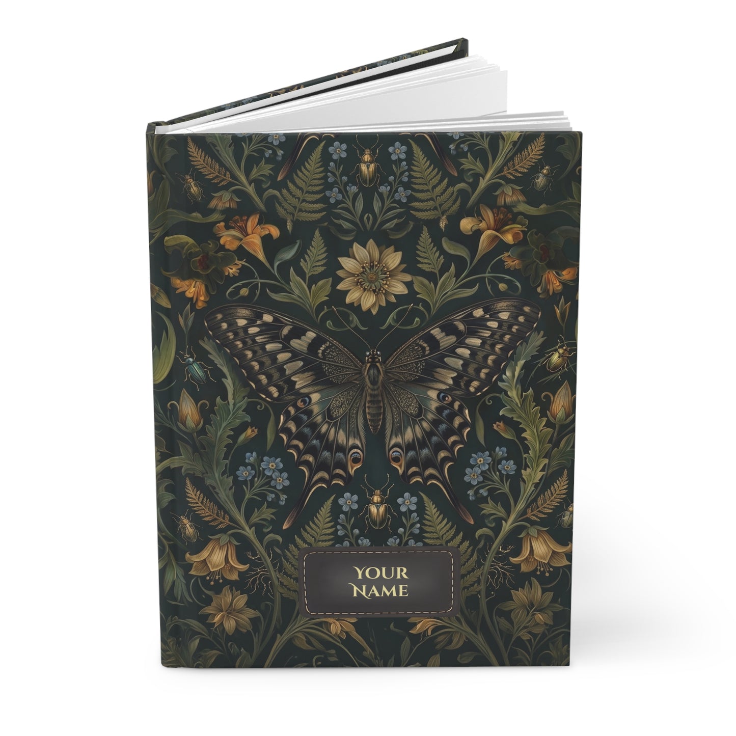 Botanical Hardcover Journal – Floral Vintage Lined Notebook - LucyKay store