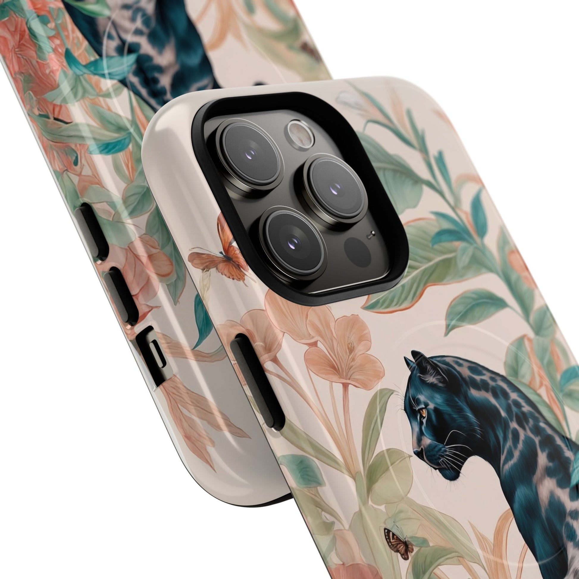 Panther Floral Tough Phone Case - LucyKay store