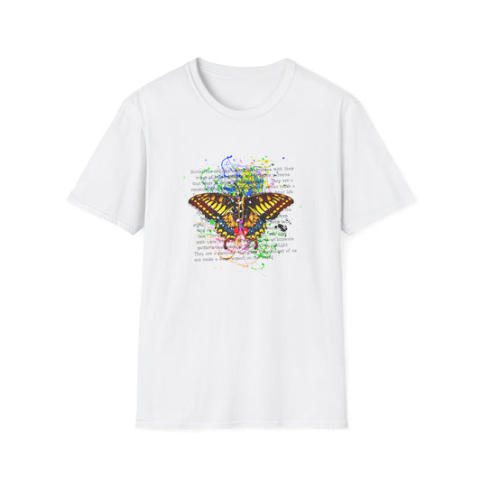 Butterfly Watercolor T-Shirt – Nature Graphic Tee - LucyKay store