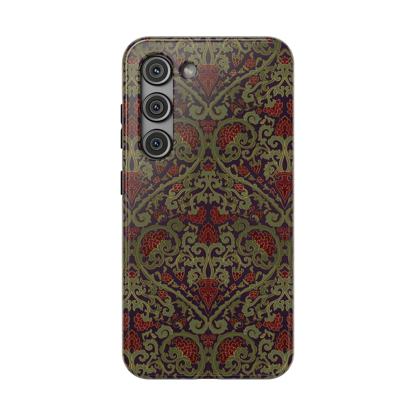 Dark Academia Vintage Tapestry Samsung Galaxy Case - Damask - LucyKay store