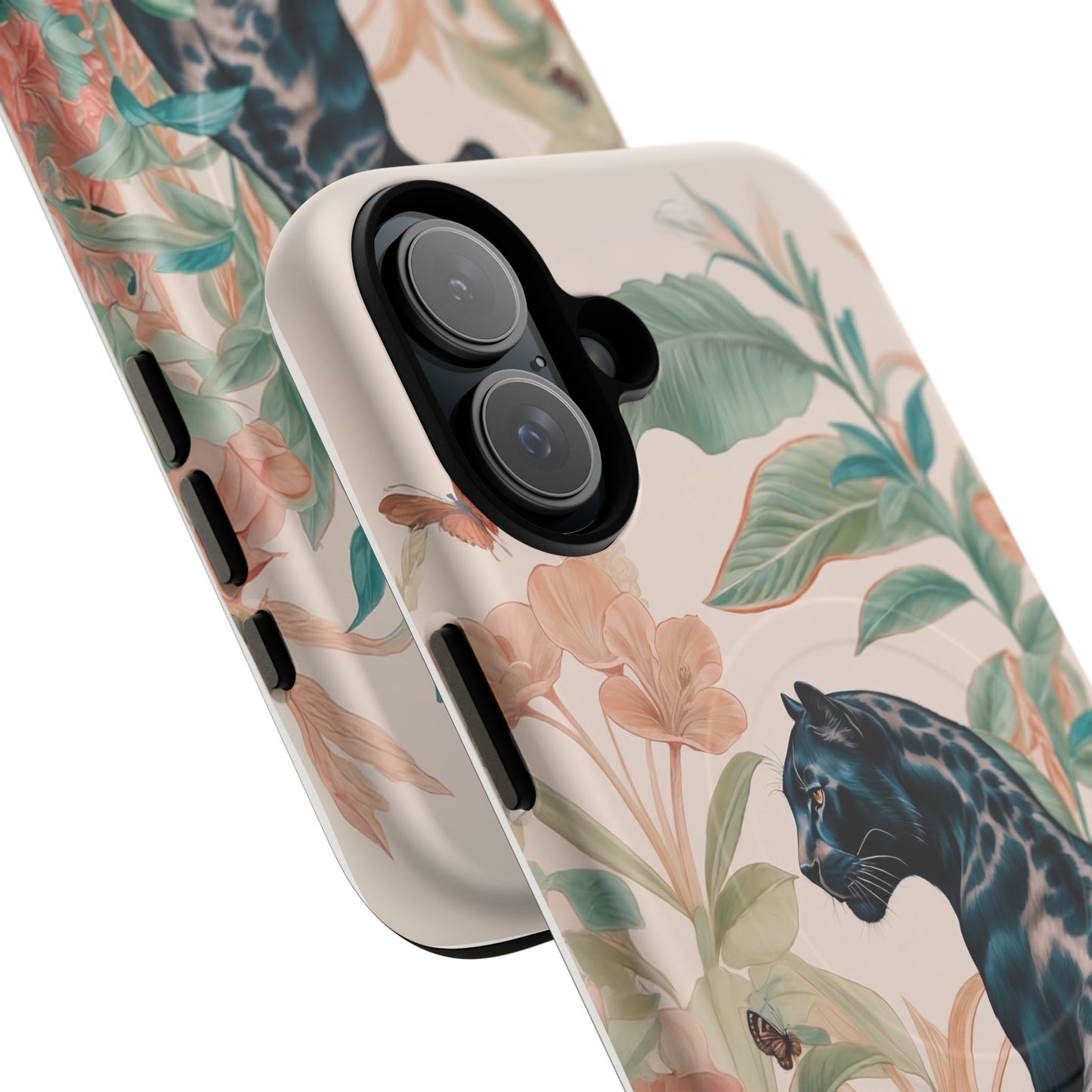 Panther Floral Tough Phone Case - LucyKay store