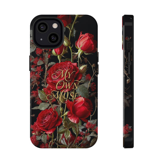 Red Rose Floral iPhone Case - Impact - Resistant Dual - Layer - LucyKay store