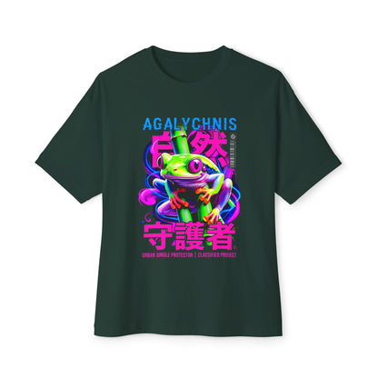 Neon Frog Graphic Tee – Cyberpunk Streetwear Unisex T-Shirt - LucyKay store