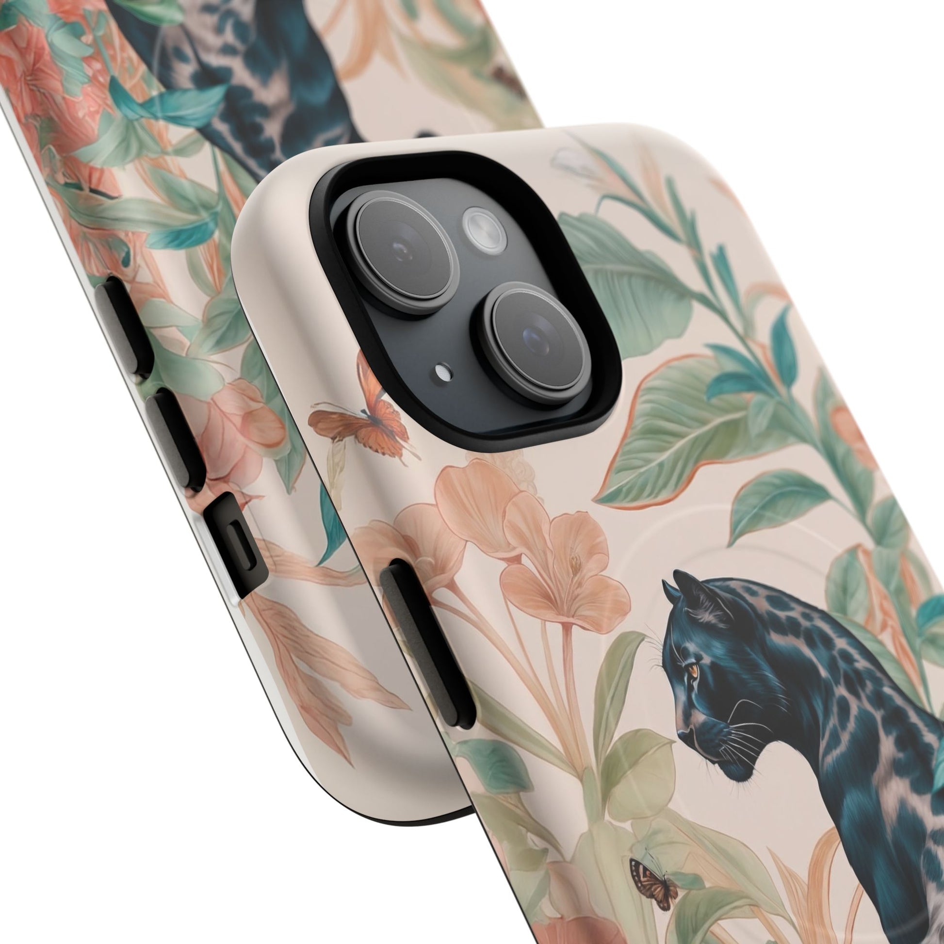 Panther Floral Tough Phone Case - LucyKay store
