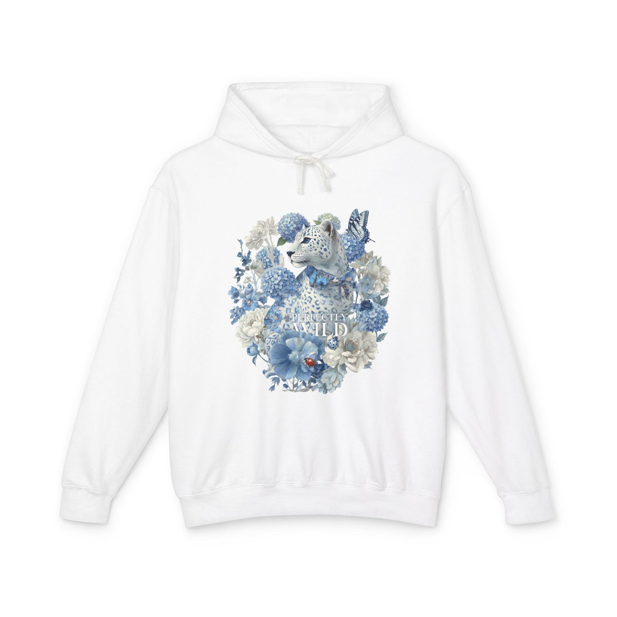Floral Cheetah Hoodie - Lightweight Cotton Sweatshirt Women - LucyKay store