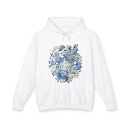 Floral Cheetah Hoodie - Lightweight Cotton Sweatshirt Women - LucyKay store