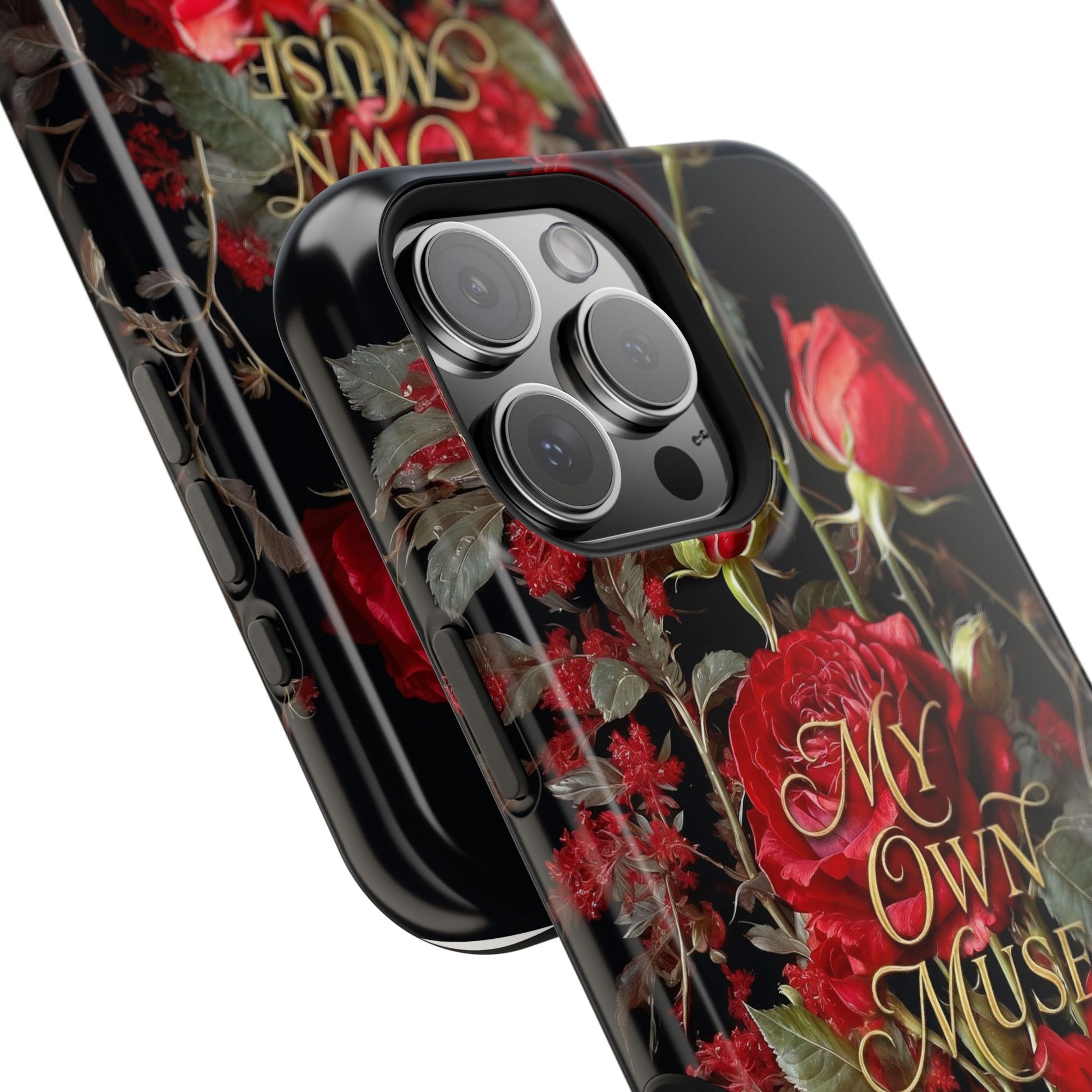 Red Rose Floral iPhone Case - Impact - Resistant Dual - Layer - LucyKay store