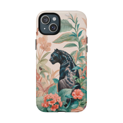 Panther Floral Tough Phone Case - LucyKay store