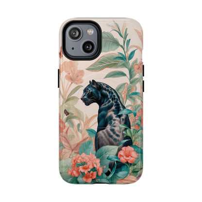 Panther Floral Tough Phone Case - LucyKay store