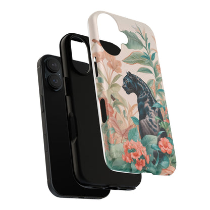 Panther Floral Tough Phone Case - LucyKay store