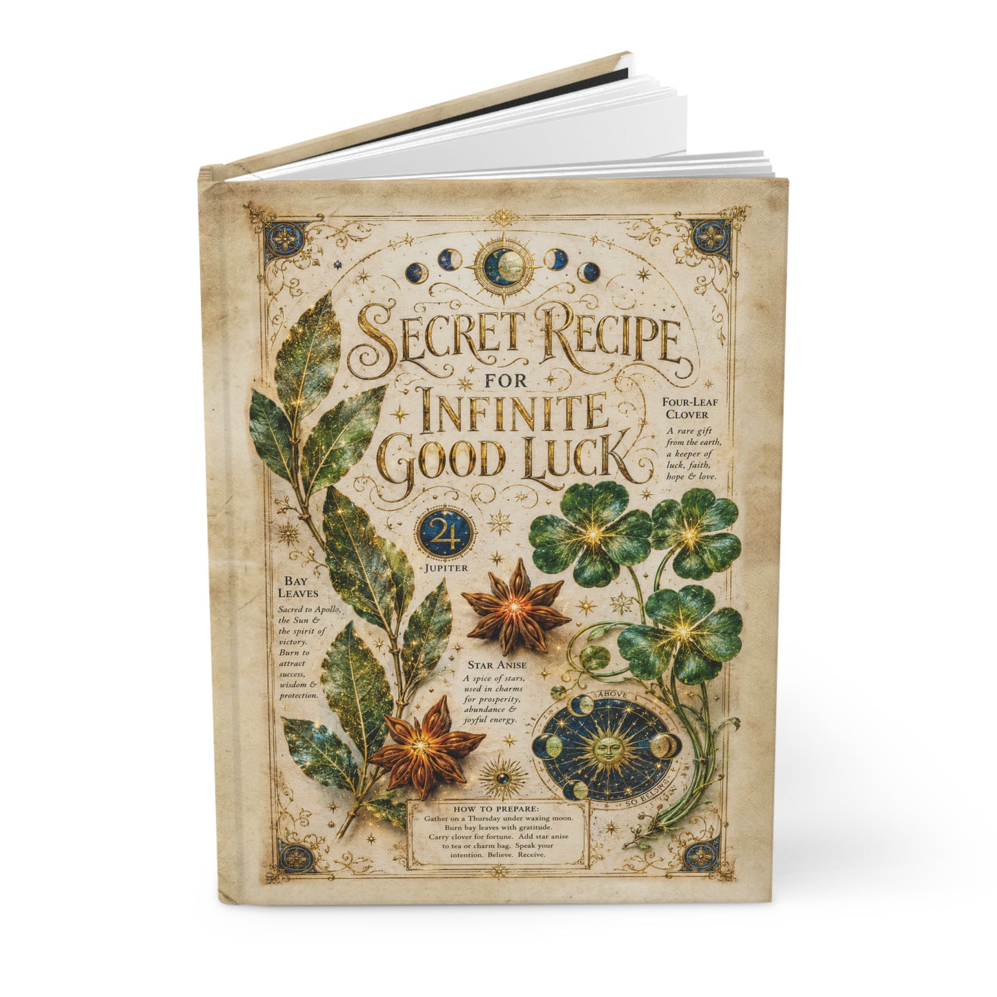 Lucky Botanica Hardcover Journal