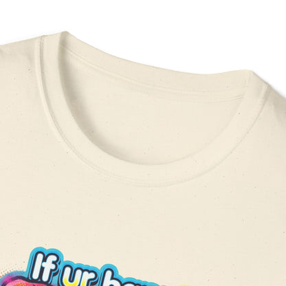 Funny Dinosaur T-Shirt - If Ur Happy Clap Your Oh Graffiti Tee - LucyKay store