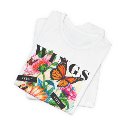 Butterfly T-Shirt | Colorful Floral Wings Graphic Tee - LucyKay store