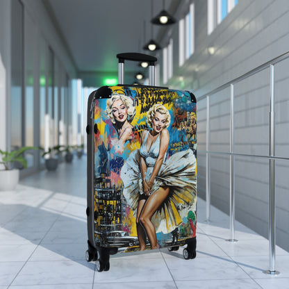 Marilyn Monroe Suitcase – Pop Art Graffiti Travel Luggage - LucyKay store