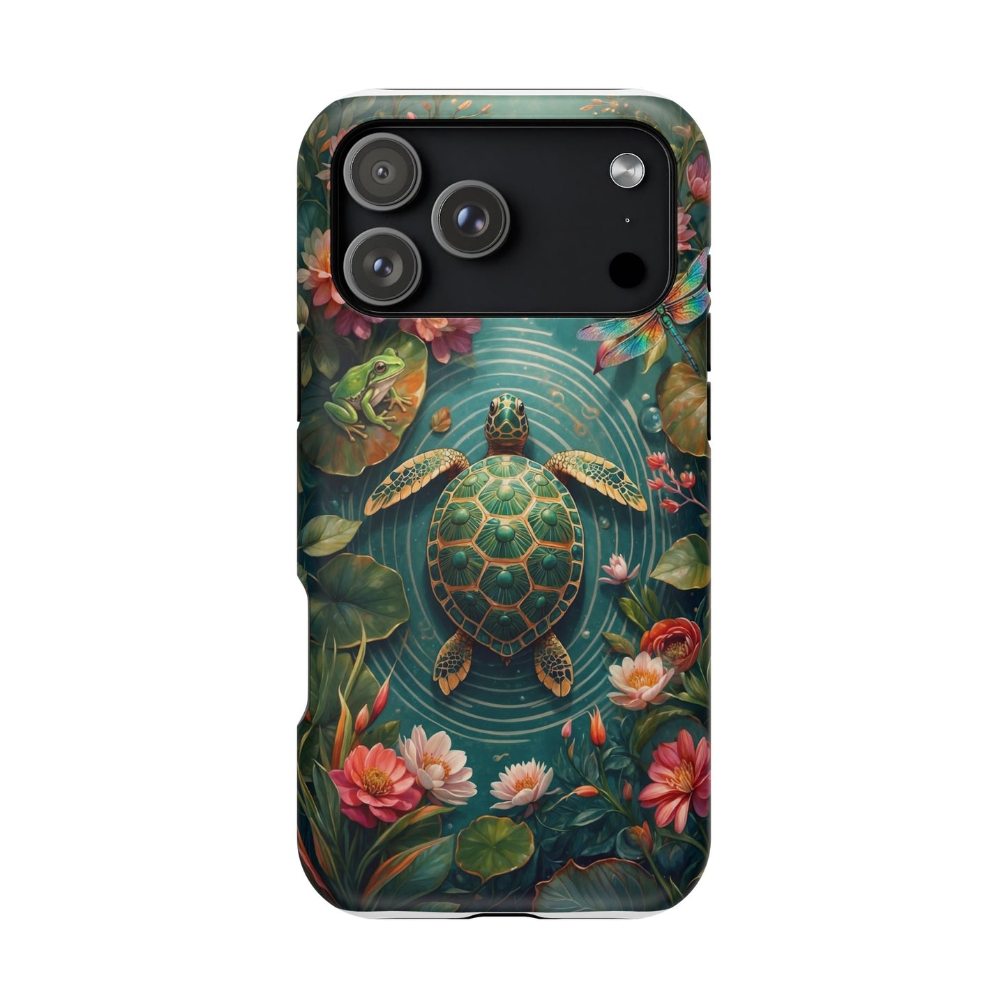 Turtle Floral Phone Case - Sea Turtle MagSafe iPhone Case - LucyKay store