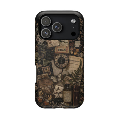 Botanical Collage iPhone Case – Magnetic MagSafe Protection
