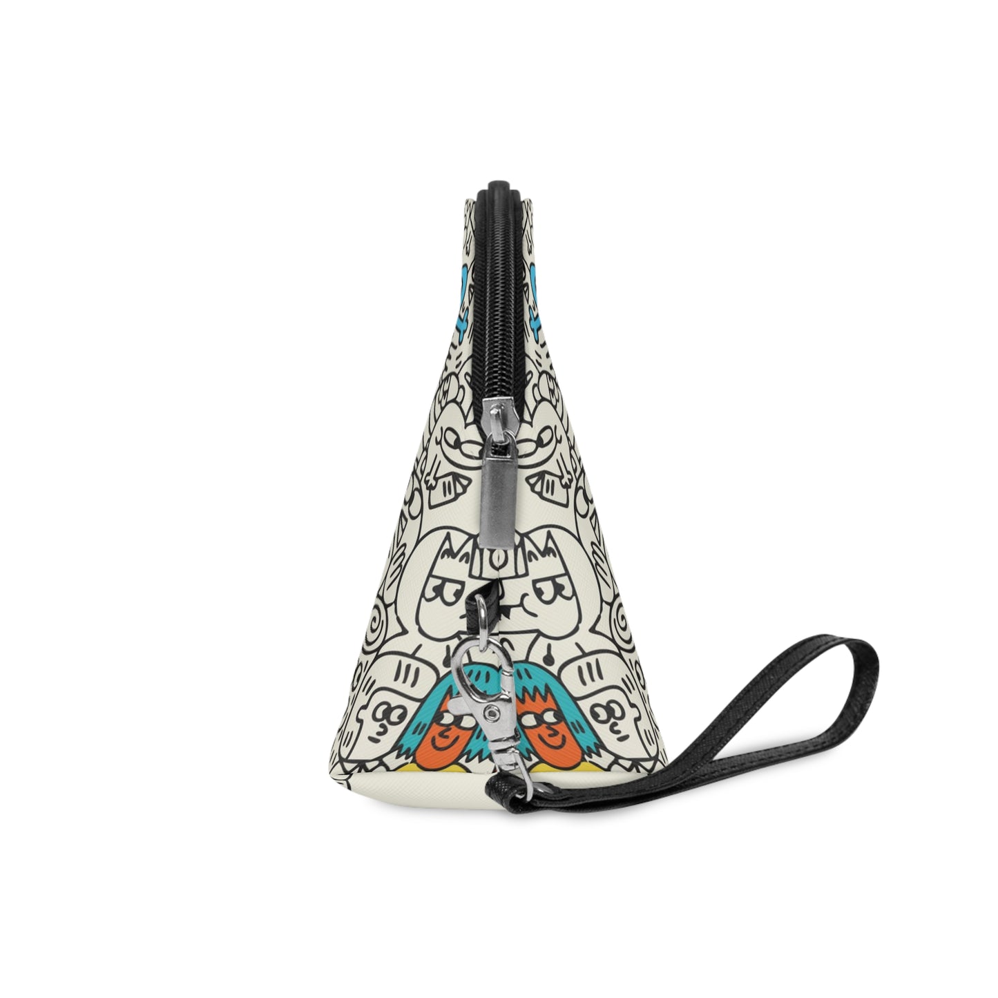 Doodle Art Makeup Pouch | Maximalist Cosmetic Bag - LucyKay store