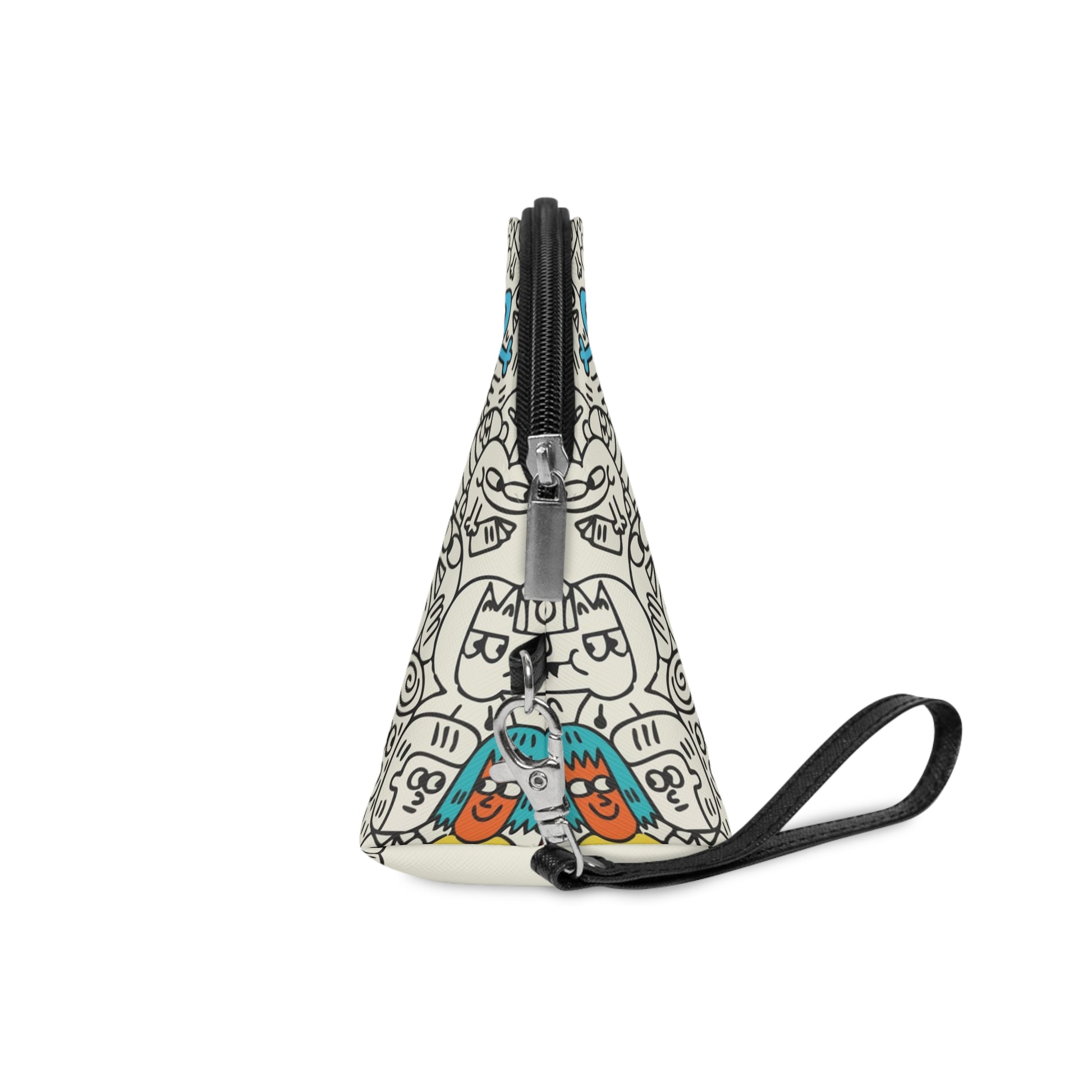 Doodle Art Makeup Pouch | Maximalist Cosmetic Bag - LucyKay store